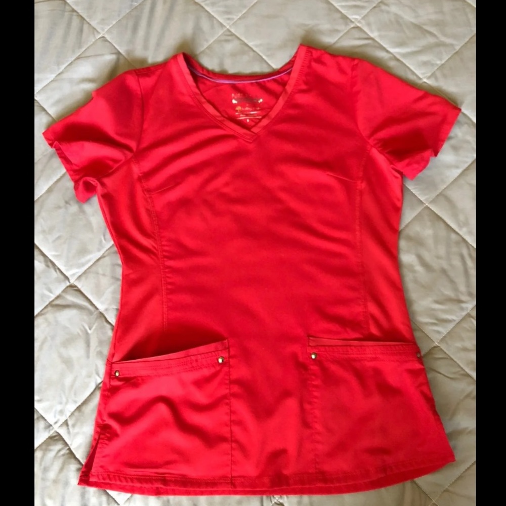 Healing Hands scrub top